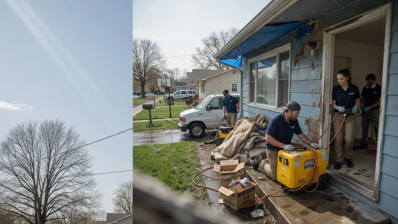 Basement Flood Cleanup in Herscher, IL near me